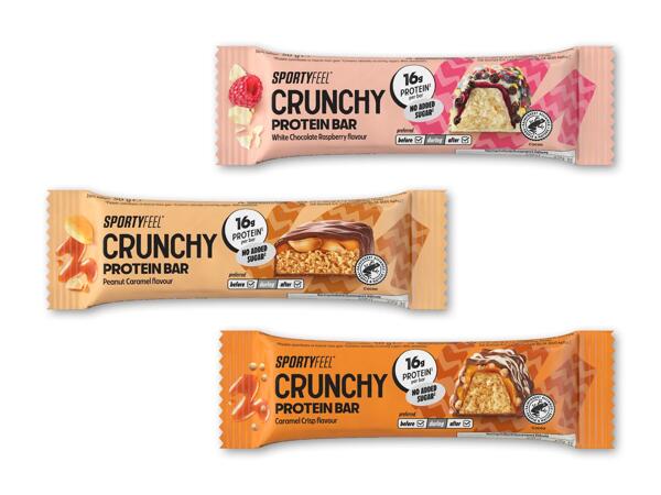 SPORTYFEEL Crunchy proteinbar