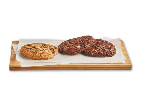 Double- eller triplechocolate chip cookie