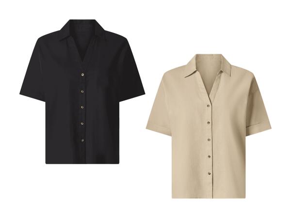 Premium-Leinenbluse