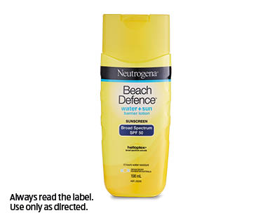 Neutrogena Beach Defence Sunscreen Lotion SPF50 198ml Or Sunscreen Mist SPF50 184g