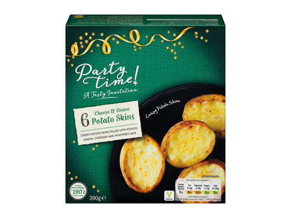 Partytime Potato Skins assorted