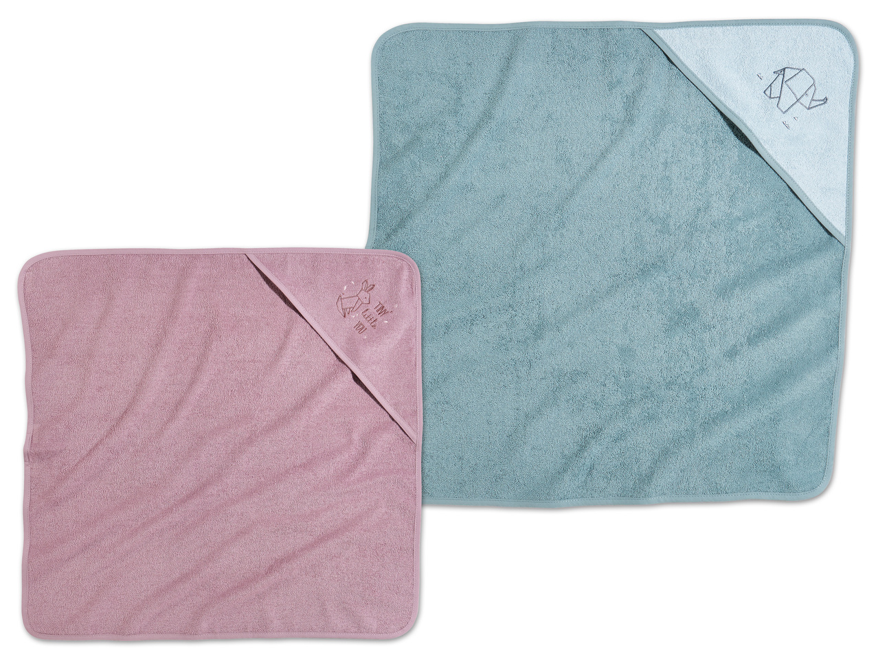 LUPILU(R)PURE COLLECTION Baby Dreieckstuch mit Kapuze