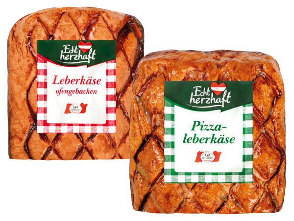 Leberkäse oder Pizzaleberkäse