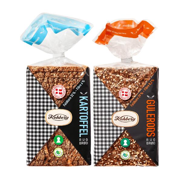 Kartoffel- eller gulerodsrugbrød