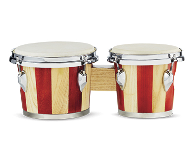 WOODEN BONGO DRUMS