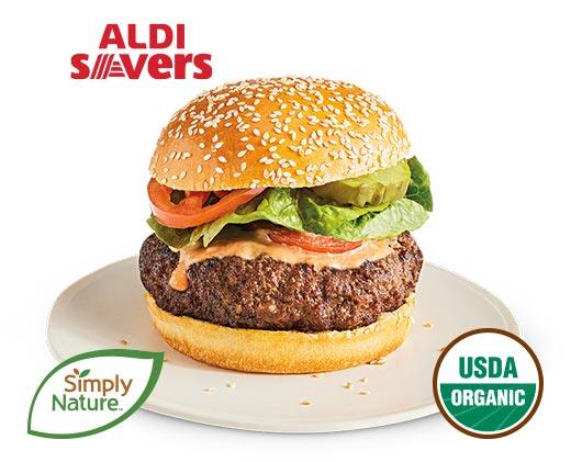 Simply Nature 
 Fresh Family Pack Organic Grass-Fed 80/20 Ground Beef