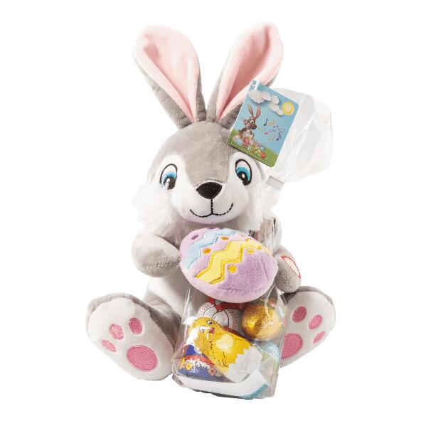 Peluche de Pâques avec chocolat