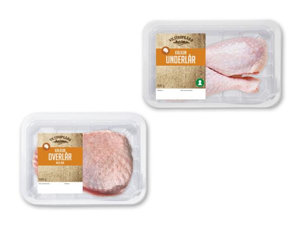 Kalkun­underlår eller -overlår