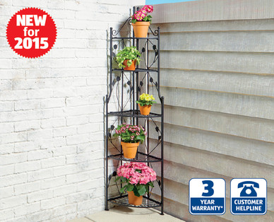 Corner Garden Shelf