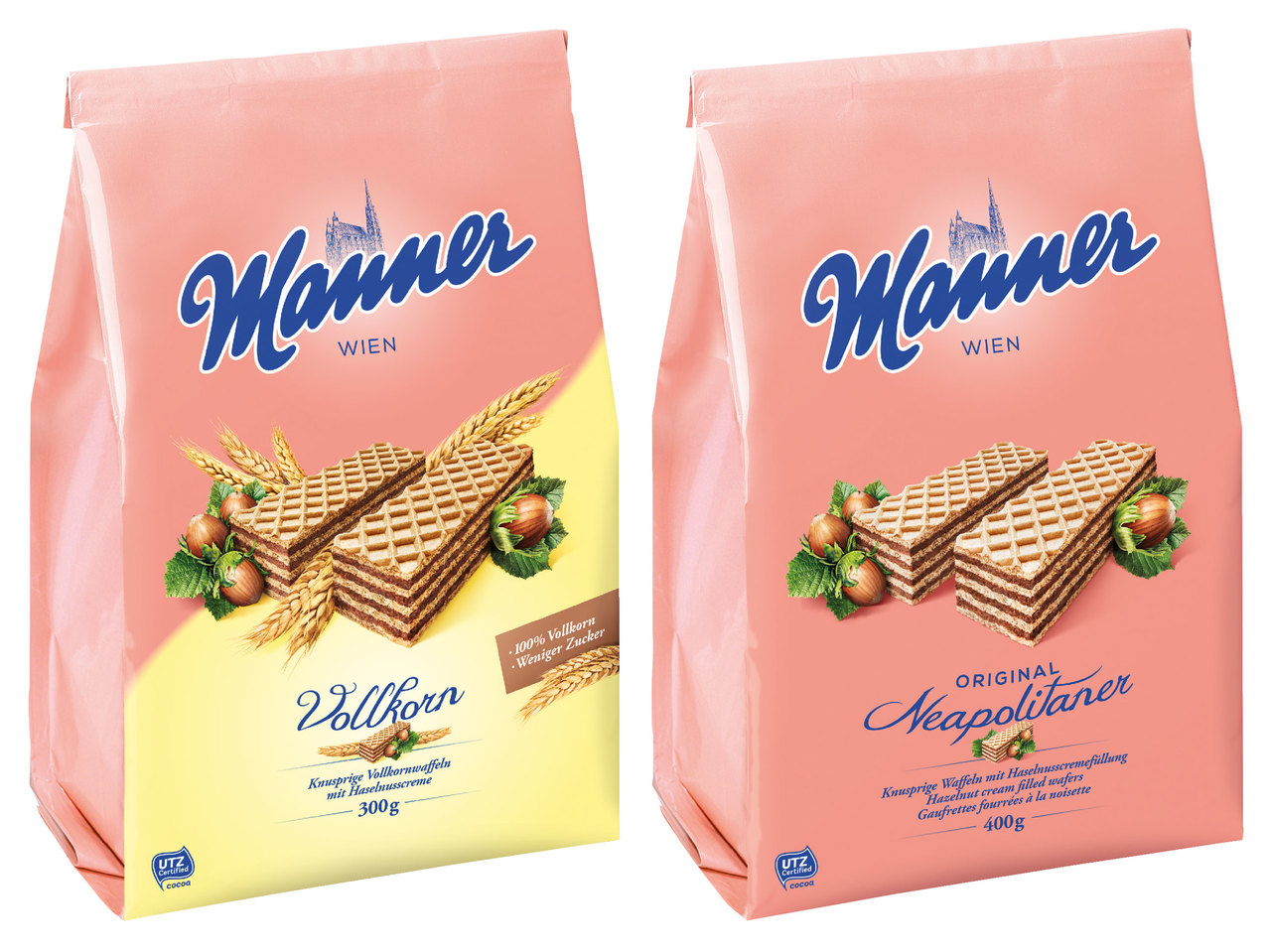 MANNER Neapolitaner/Vollkorn/Cocos Schnitten