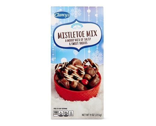 Clancy's 
 Mistletoe Snack Mix or Pretzels Gift Box