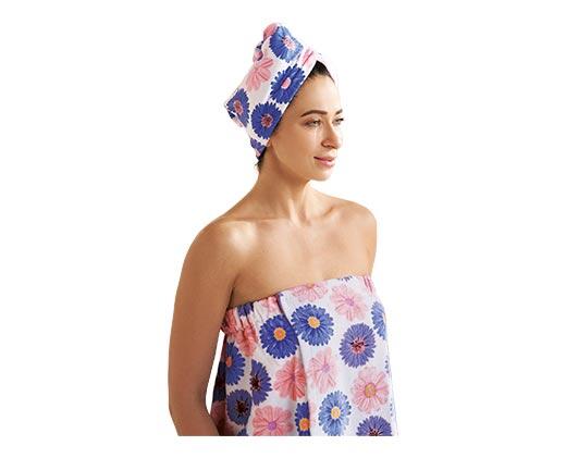 Huntington Home 2 Pack Hair Towel or Body Wrap