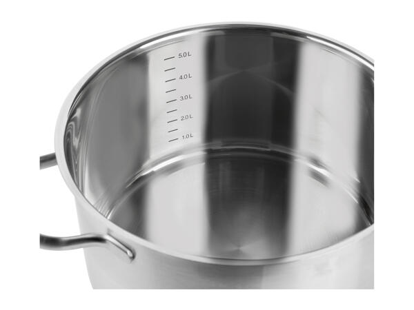 Ernesto 24cm Stainless Steel Stock Pot