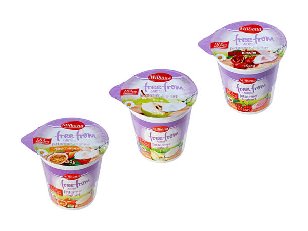 Yogurt alla frutta senza lattosio