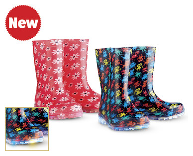 Toddlers' Flashing Wellingtons