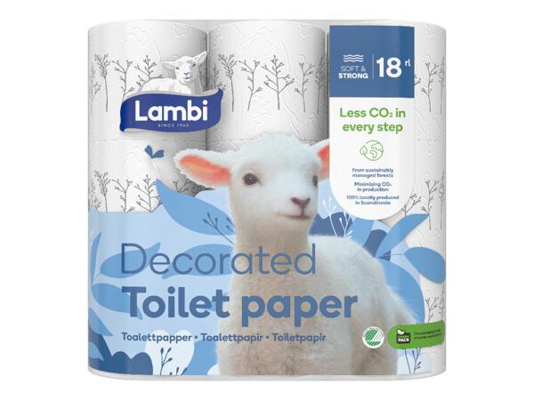Lambi toalettpapper dekor