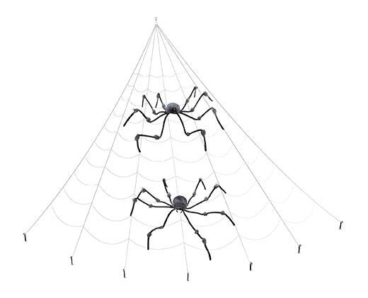 Huntington Home 
 25' Spiderweb and Spiders