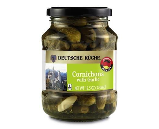 Deutsche Küche 
 Garlic or Chili Cornichons