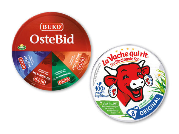 Buko flødeost eller den leende ko smelteost