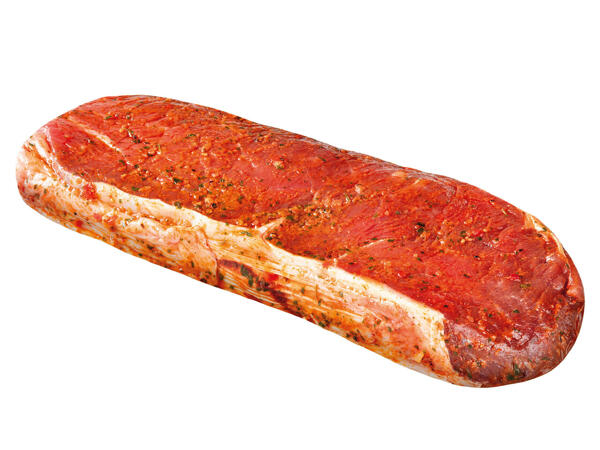 Frisches Bio-Rump- oder Bio-Rib-Eye-Steak