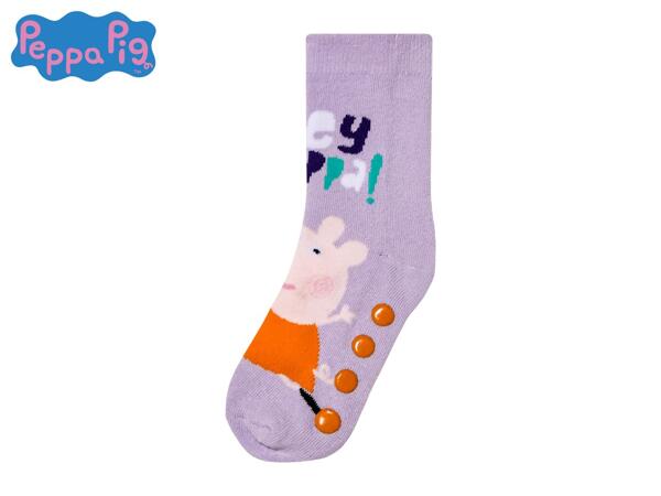 Peppa Pig Kids' Character Thermal Socks - 2 Pairs