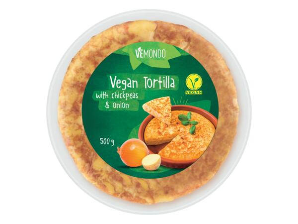Vegansk potatistortilla