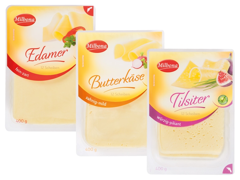 MILBONA Käse in Scheiben