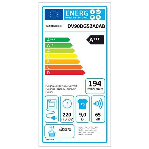 SAMSUNG Asciugatrice DV5000, DV90DG52A0ABWS, nero