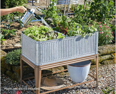 Vintage Planter with Stand