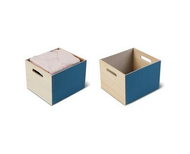 Huntington Home Fabric Milk Crate