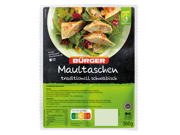 Bürger Schwäbische Maultaschen