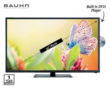 32" (81CM) HD LED TV WITH DVD PLAYER