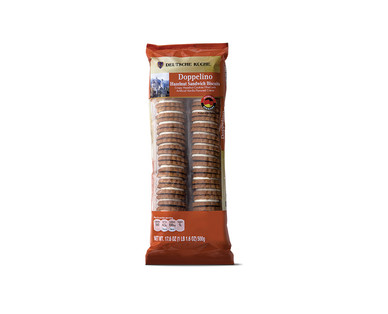 Deutsche Küche Doppelino Chocolate, Lemon or Hazelnut Sandwich Biscuits