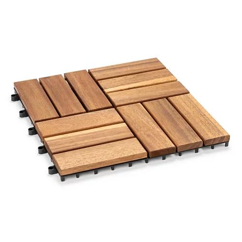 GARDENLINE Bodenfliesen aus Holz