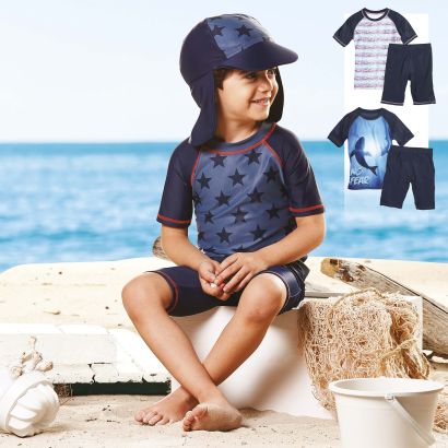 Ensemble de plage anti-UV pour petits enfants