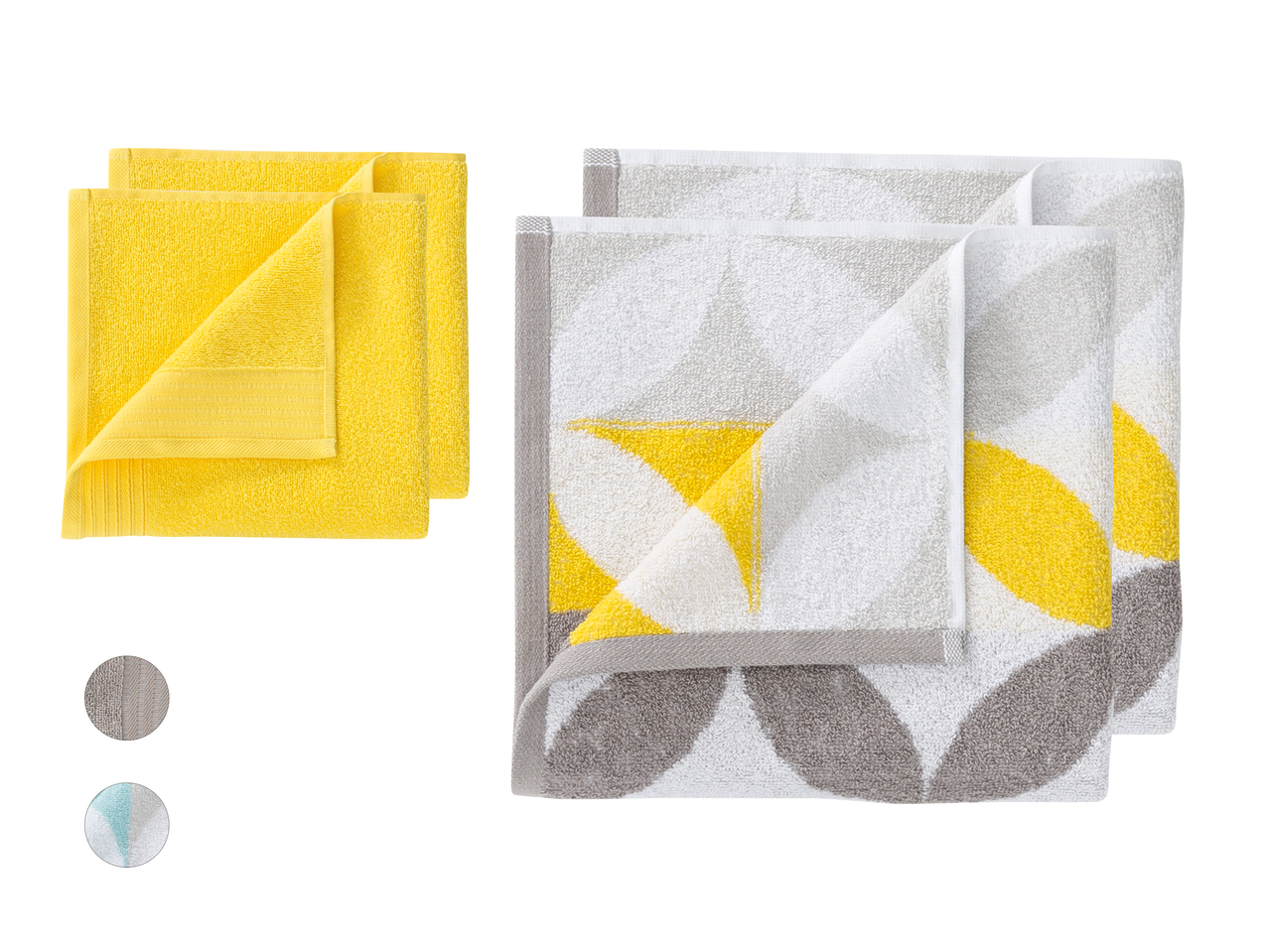 Serviettes de toilette éponge, lot de 2
