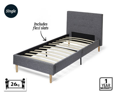Fabric Bed Frame – Single