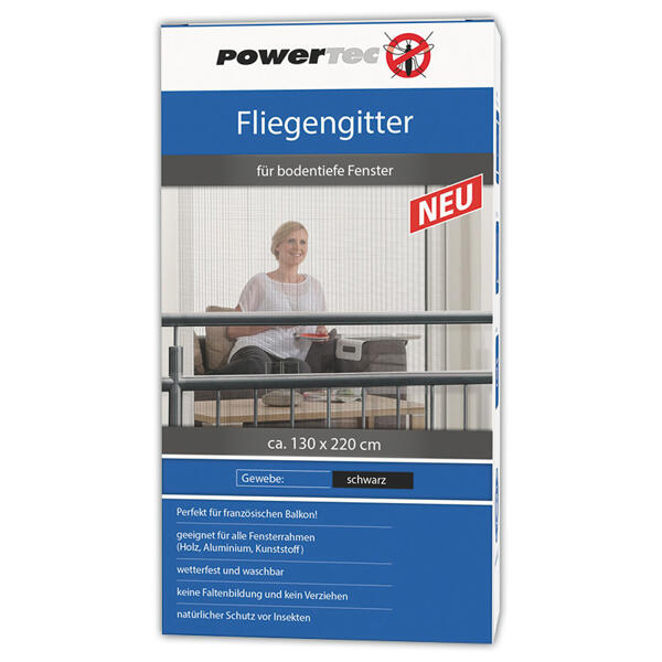 Fliegengitter für bodentiefe Fenster