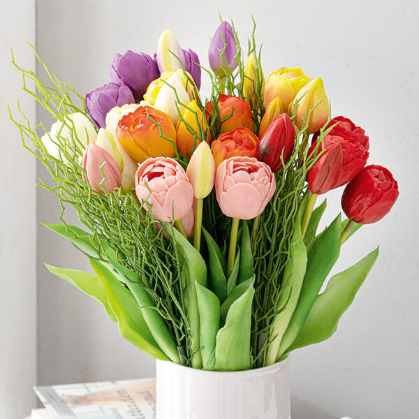 Deko-Tulpen "Real Touch" 5er