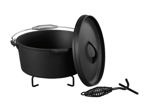 GRILLMEISTER(R) Dutch oven af støbejern
