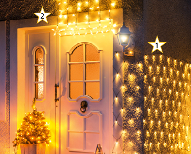 Décoration de Noël avec LED