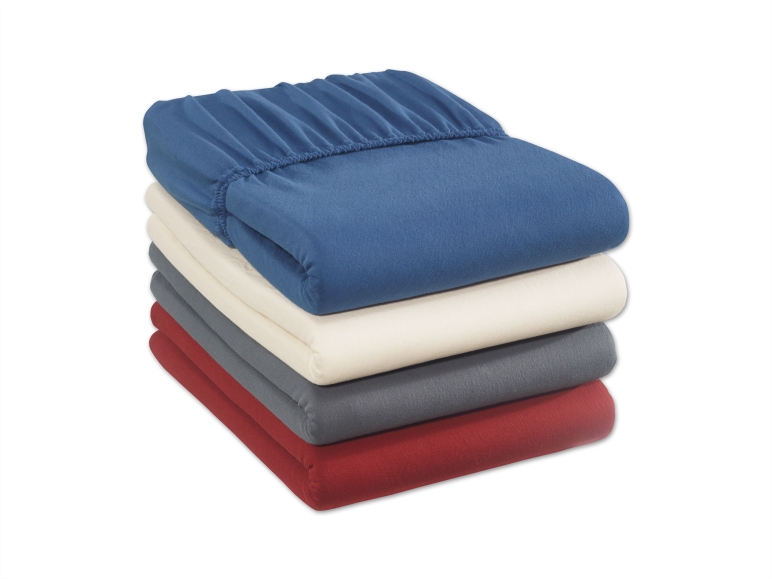 MERADISO(R) Winter-Jersey-Spannleintuch, 90-100 x 200