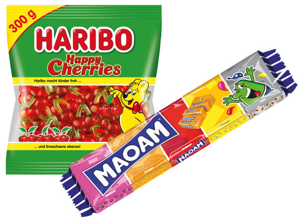 Haribo Happy Cherries, Pico-Balla oder Maoam-Stange