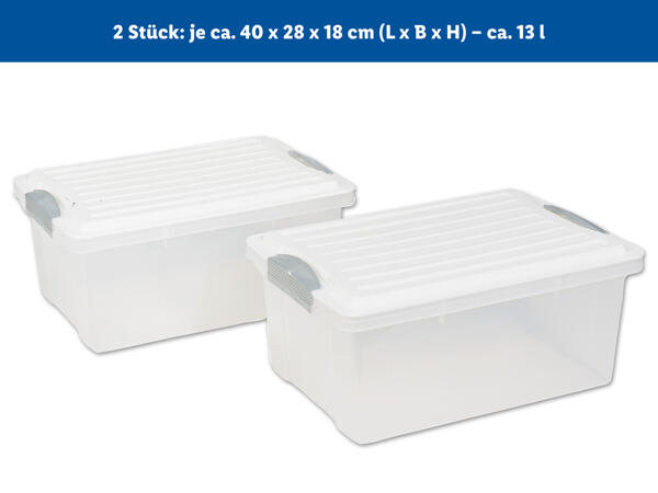 Aufbewahrungsboxen, 2 oder 4 Stück