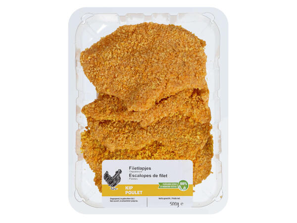 Panierte Hähnchenschnitzel