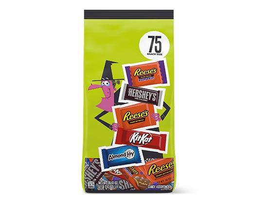 Hershey's Chocolate Snack Size Assortment 75pc