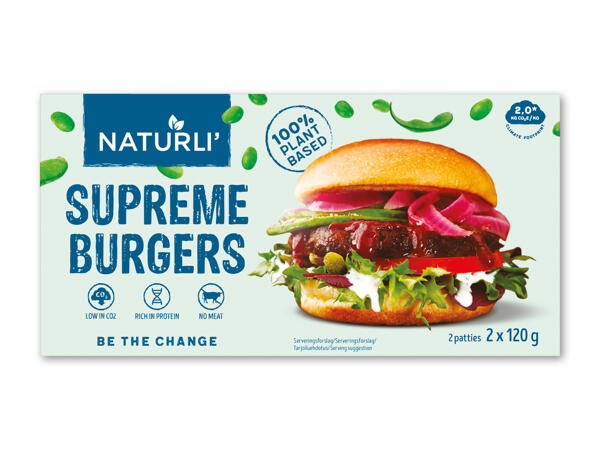 Naturli' Supreme burger