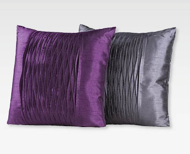 Coussin aspect soie sauvage MY LIVING STYLE
