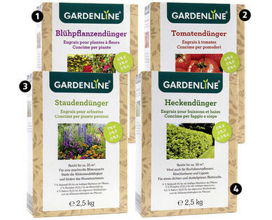 GARDENLINE(R) 
 PFLANZENDÜNGER