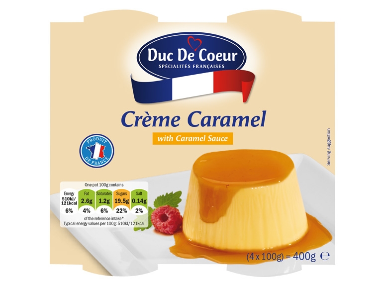 DUC DE COEUR Crème Caramel